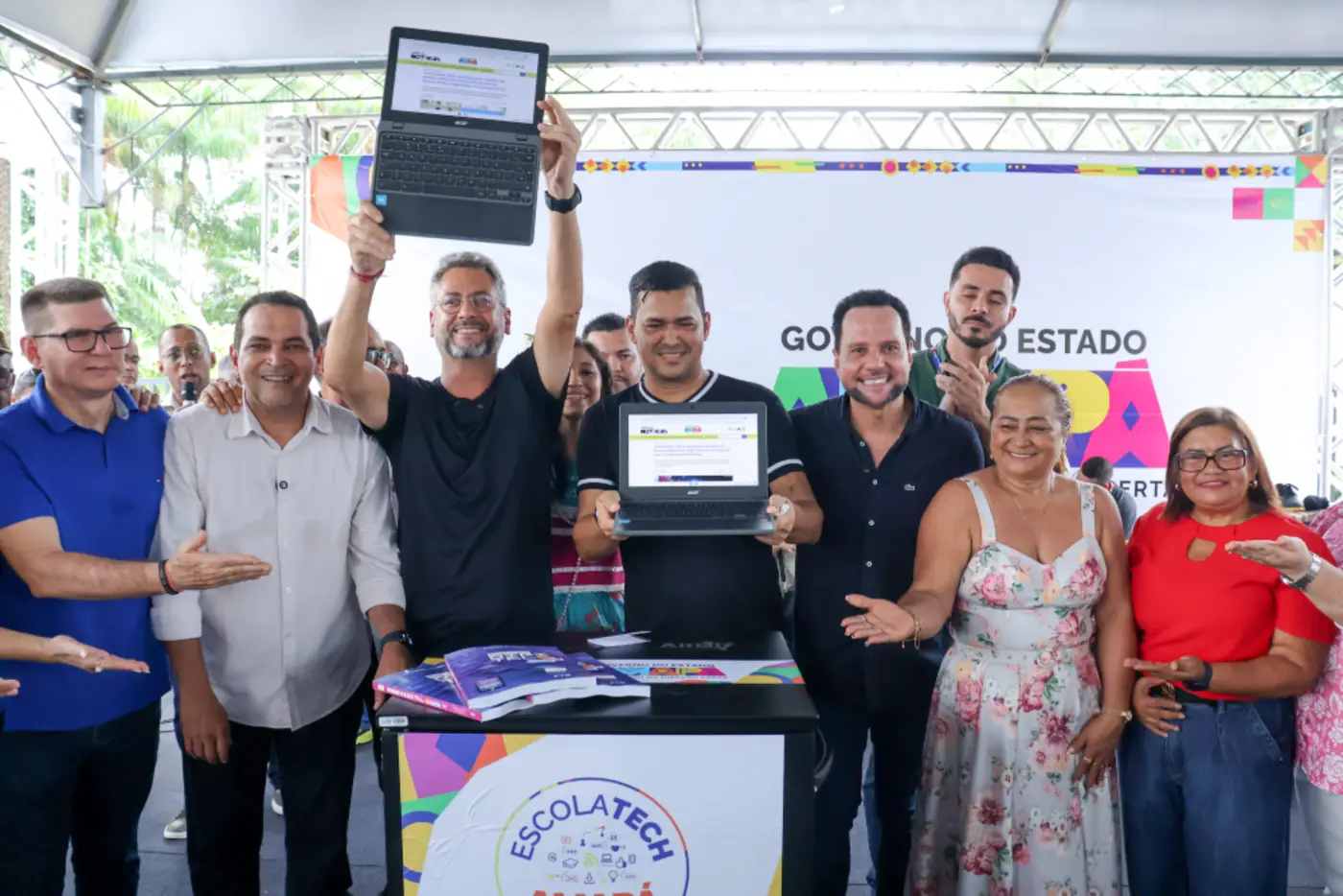 “Pedimos reformas, mas ganhamos uma escola nova”, diz professora durante entrega de unidade reconstruída pelo Governo do Amapá em Anauerapucu