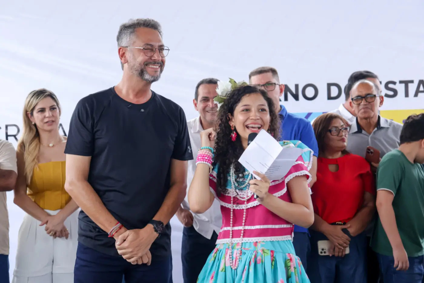 “Pedimos reformas, mas ganhamos uma escola nova”, diz professora durante entrega de unidade reconstruída pelo Governo do Amapá em Anauerapucu