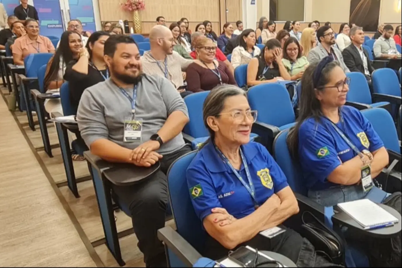 "É muito gratificante estar entre pessoas que enfrentam desafios semelhantes aos nossos. Saímos daqui fortalecidos e motivados" disse, Taiyny Nunes