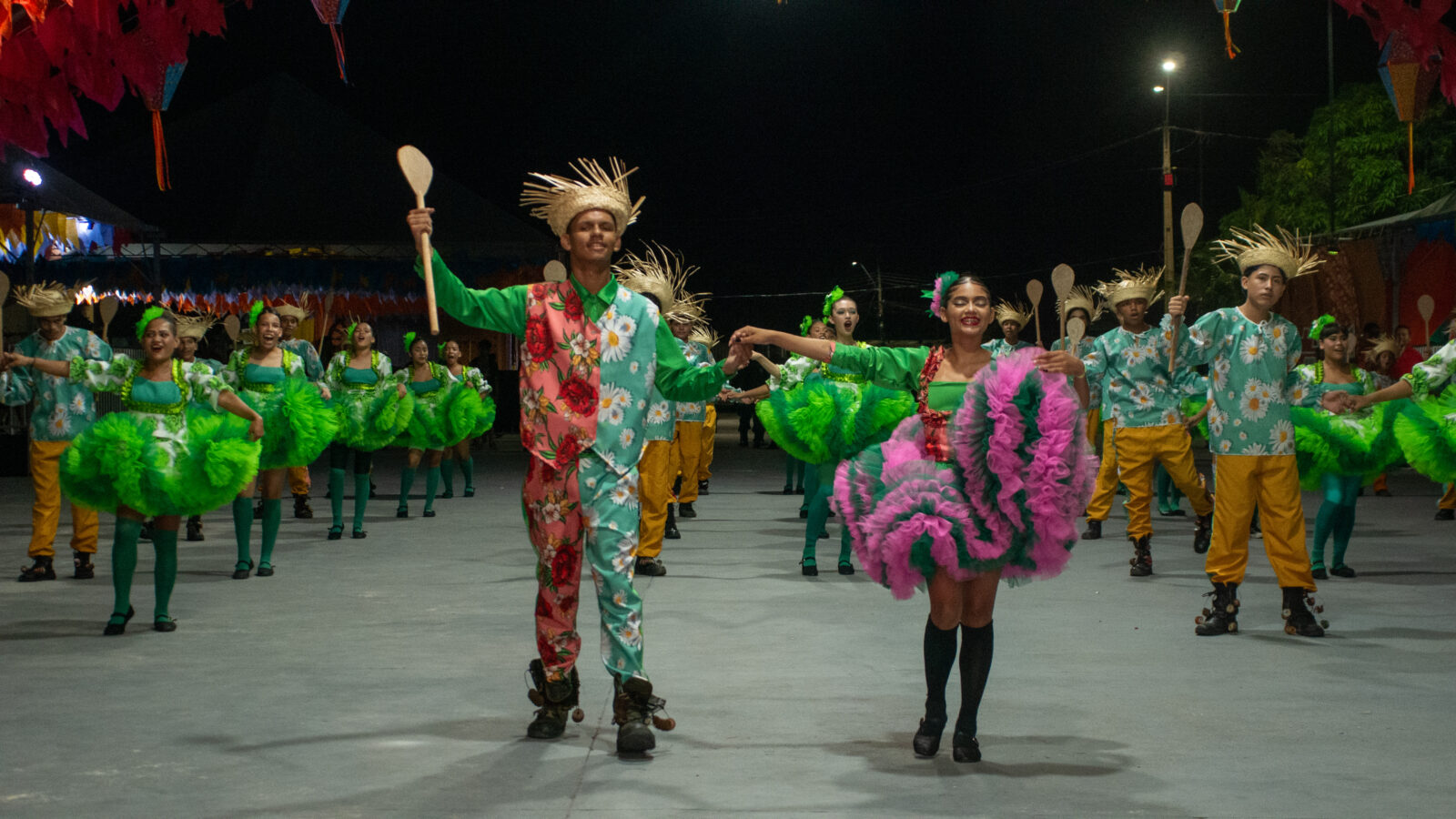 Animação das quadrilhas tradicionais marcam a primeira noite da Quadra Junina de Macapá