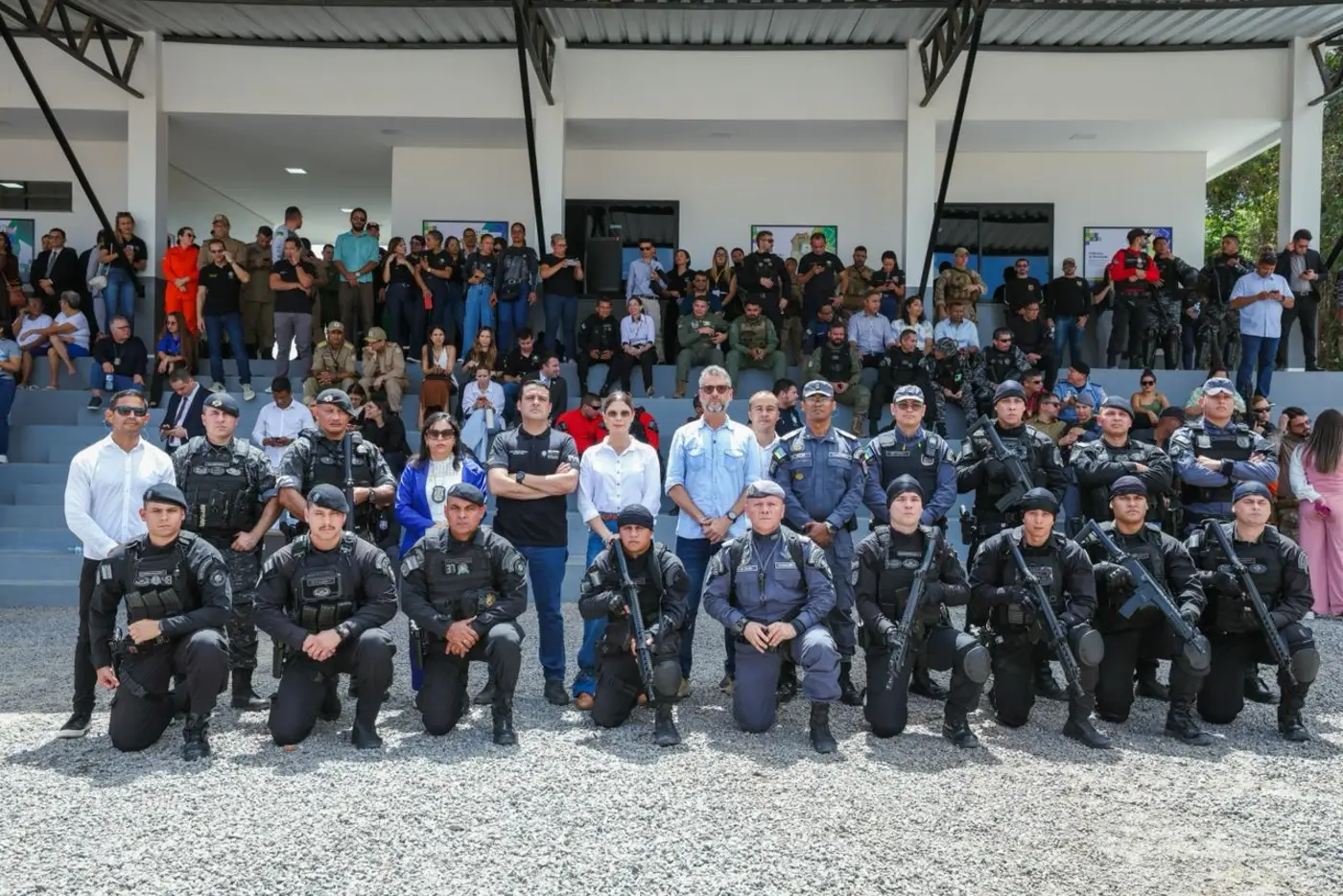 "Formação continuada com um padrão de qualidade para a Segurança Pública" afirma governador Clécio ao entregar ampliação do IESP, em Macapá