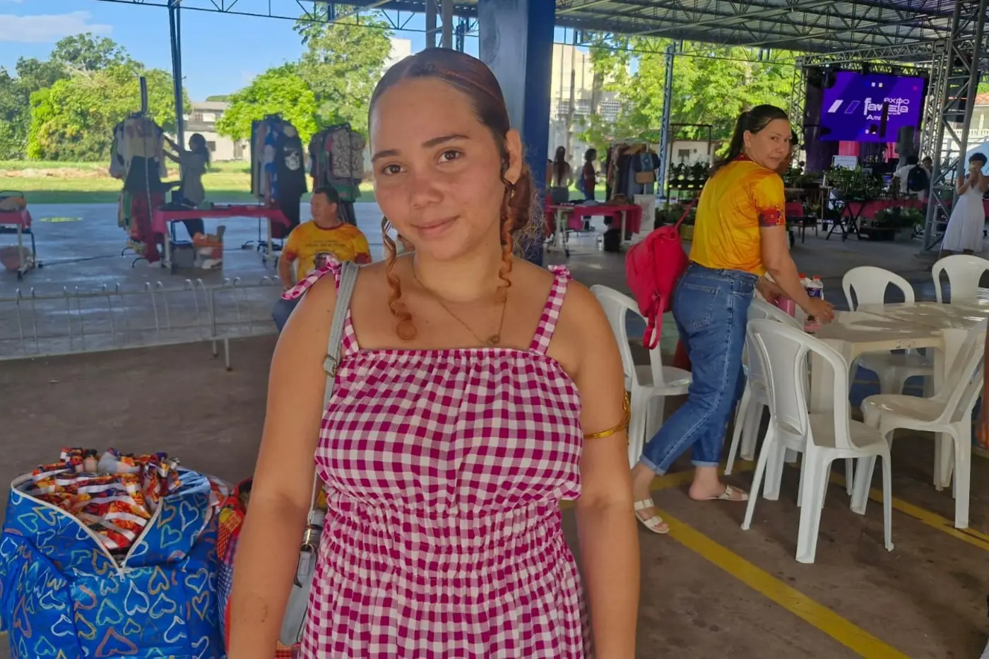 Estudantes de Itaubal levam tradição do Marabaixo à 4ª edição da Expo Favela Innovation Amapá