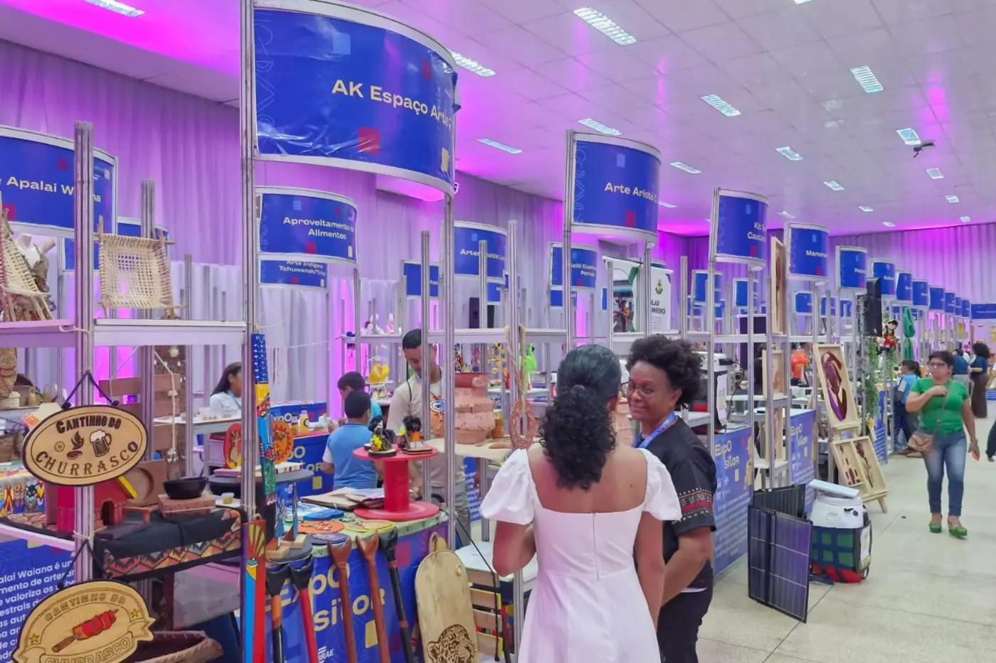 Estudantes de Itaubal levam tradição do Marabaixo à 4ª edição da Expo Favela Innovation Amapá