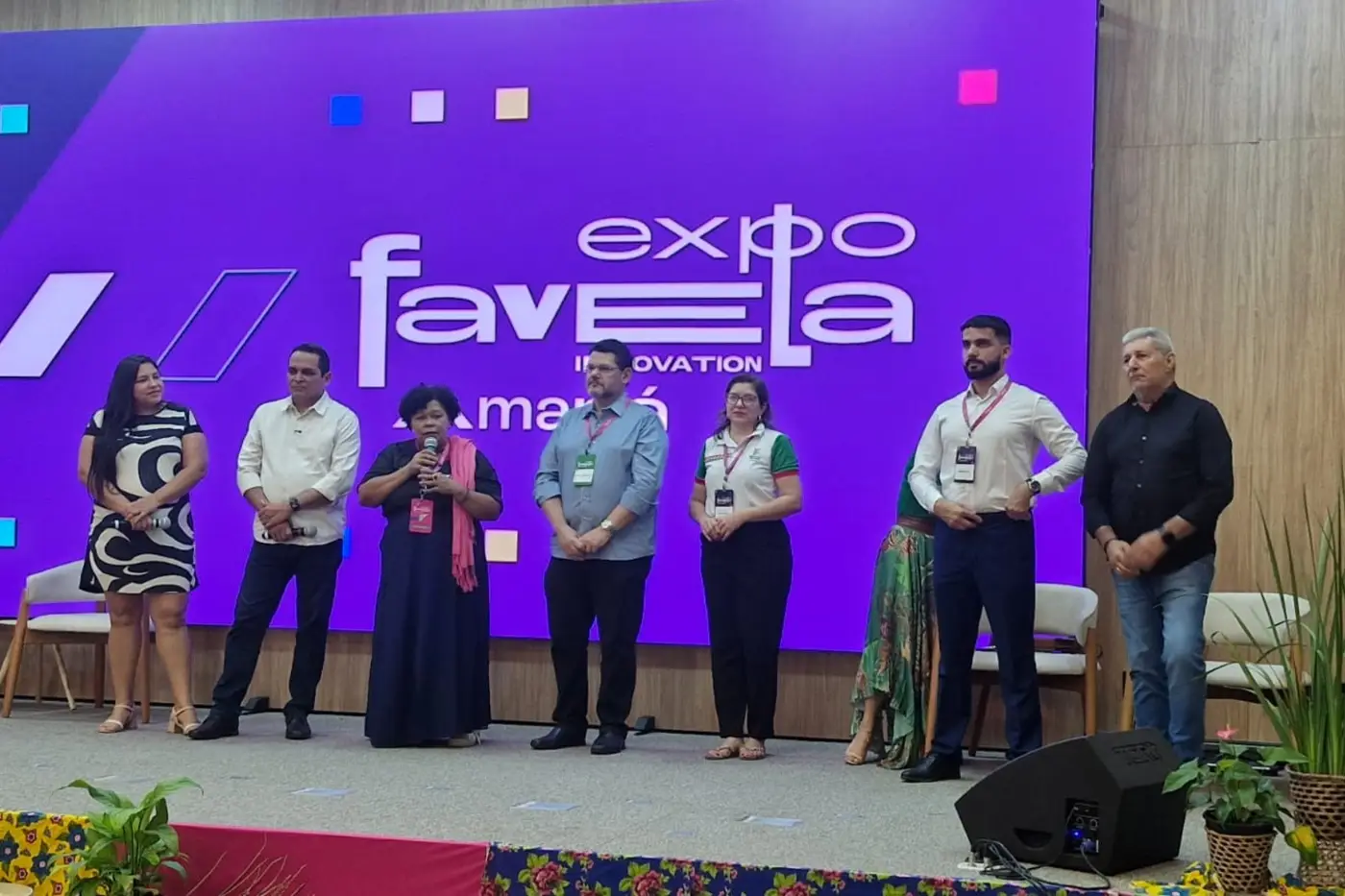 Estudantes de Itaubal levam tradição do Marabaixo à 4ª edição da Expo Favela Innovation Amapá