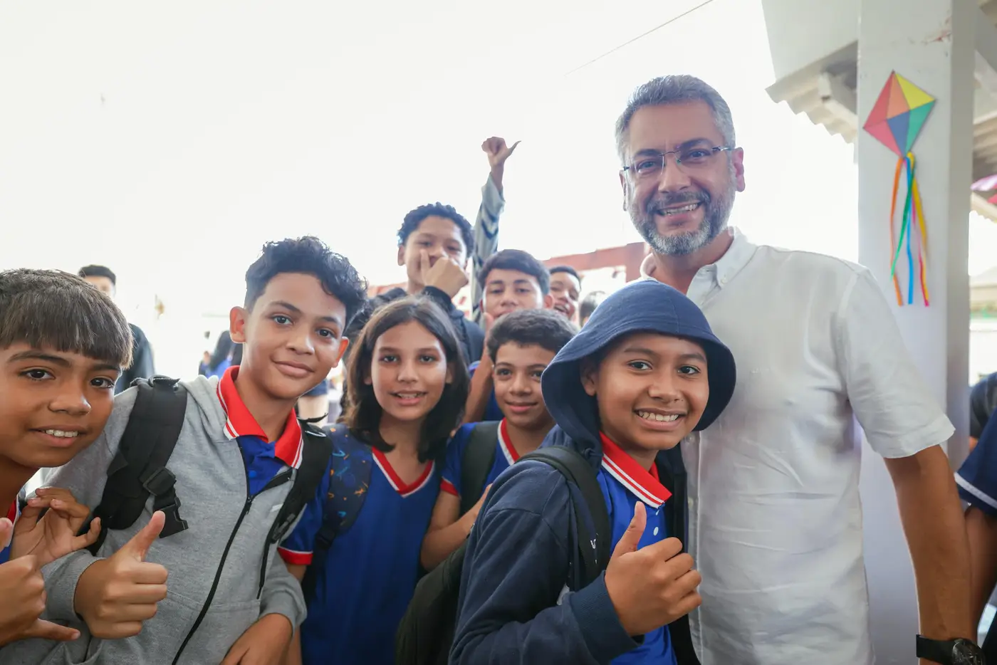 Governador Clécio vistoria ajustes finais da reconstrução da Escola Estadual Lauro Chaves, na Zona Sul de Macapá