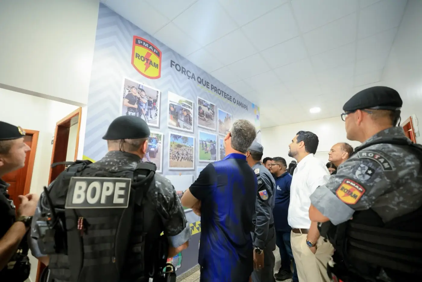 'Uma trajetória de excelência que se consolida com um batalhão estruturado', afirma o governador Clécio em visita às obras da sede da Rotam, em Macapá
