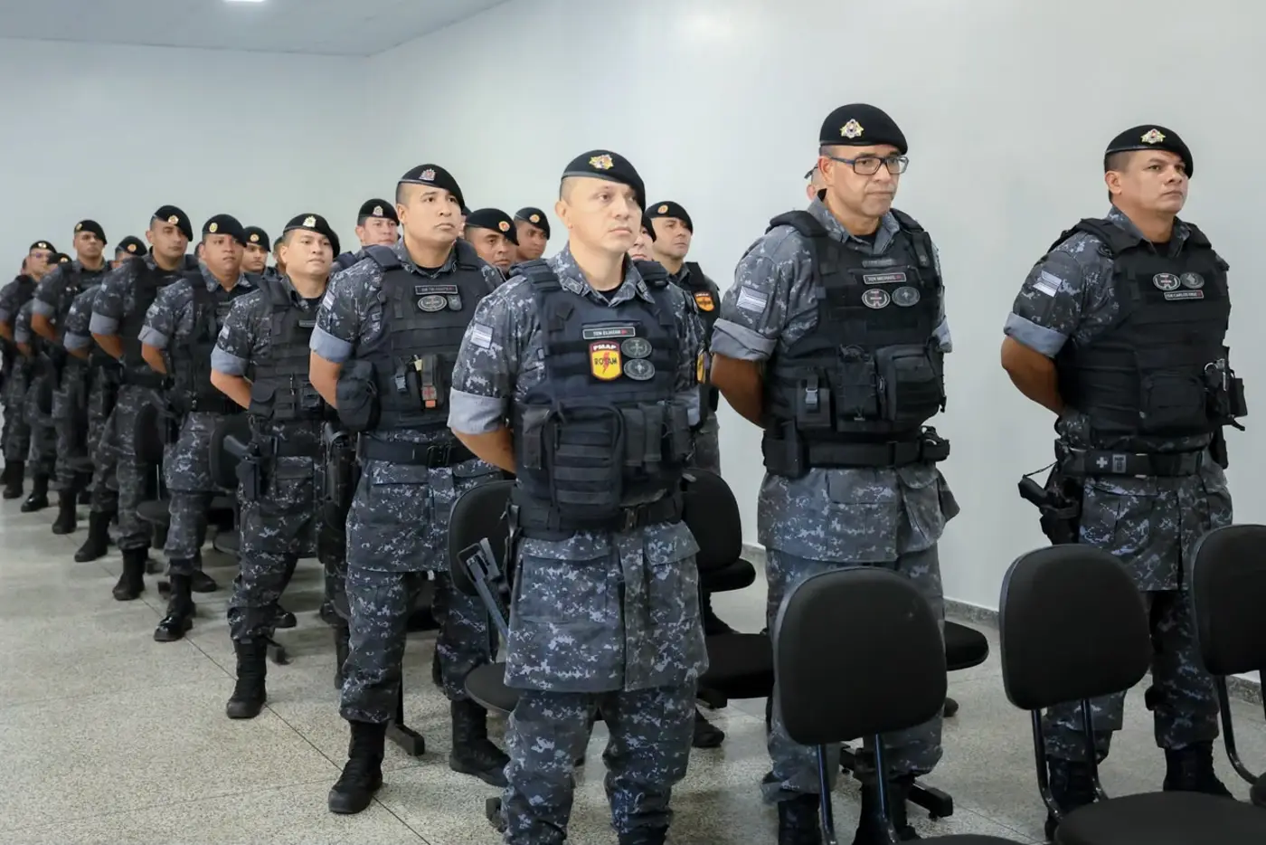 'Uma trajetória de excelência que se consolida com um batalhão estruturado', afirma o governador Clécio em visita às obras da sede da Rotam, em Macapá
