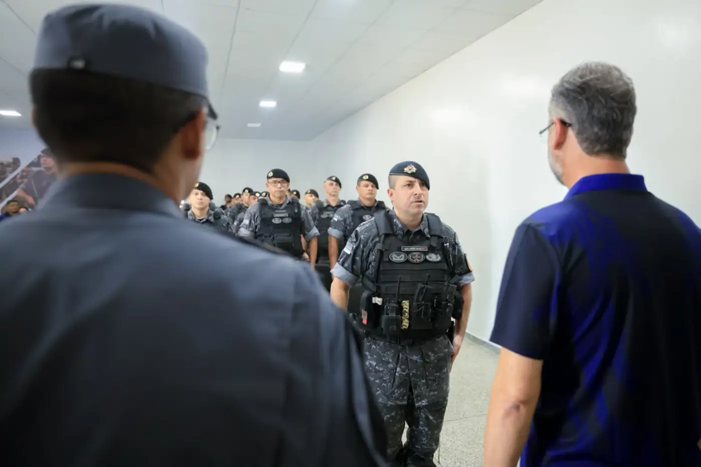 'Uma trajetória de excelência que se consolida com um batalhão estruturado', afirma o governador Clécio em visita às obras da sede da Rotam, em Macapá