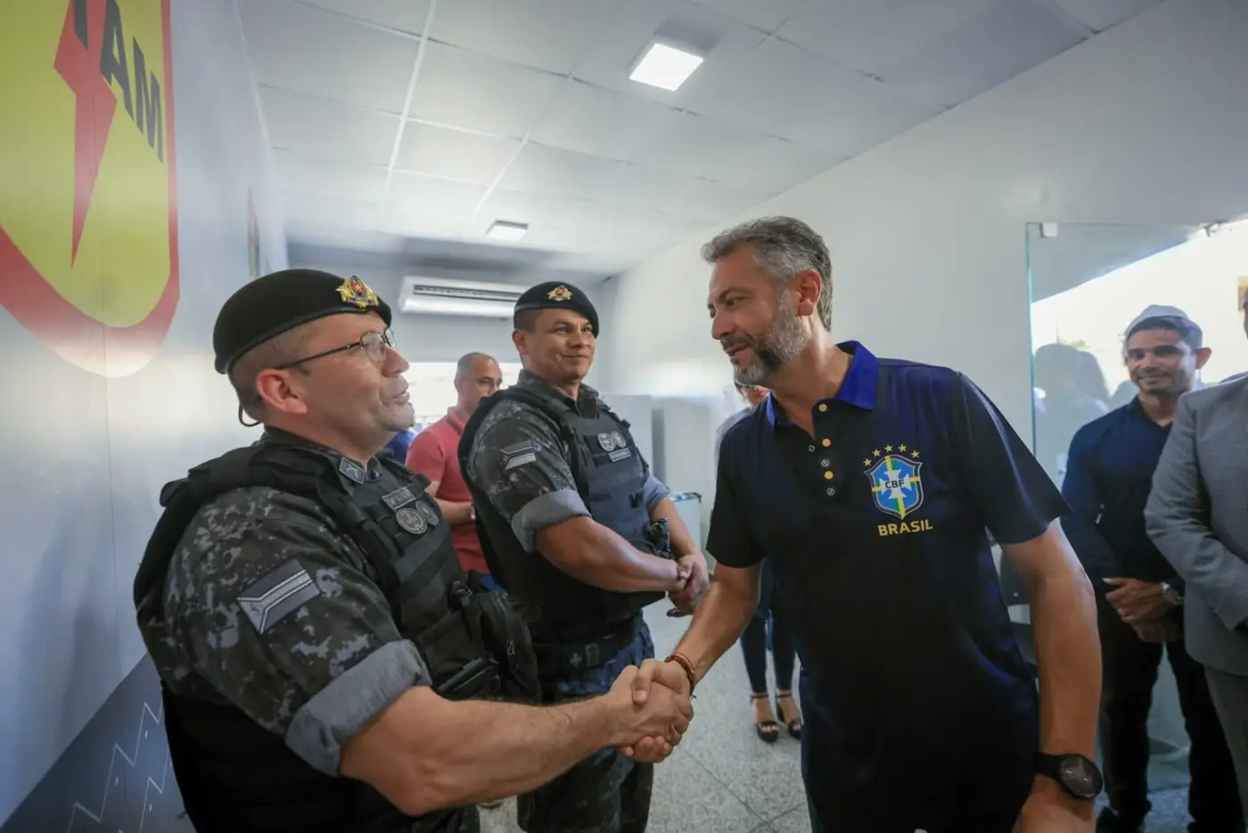 'Uma trajetória de excelência que se consolida com um batalhão estruturado', afirma o governador Clécio em visita às obras da sede da Rotam, em Macapá