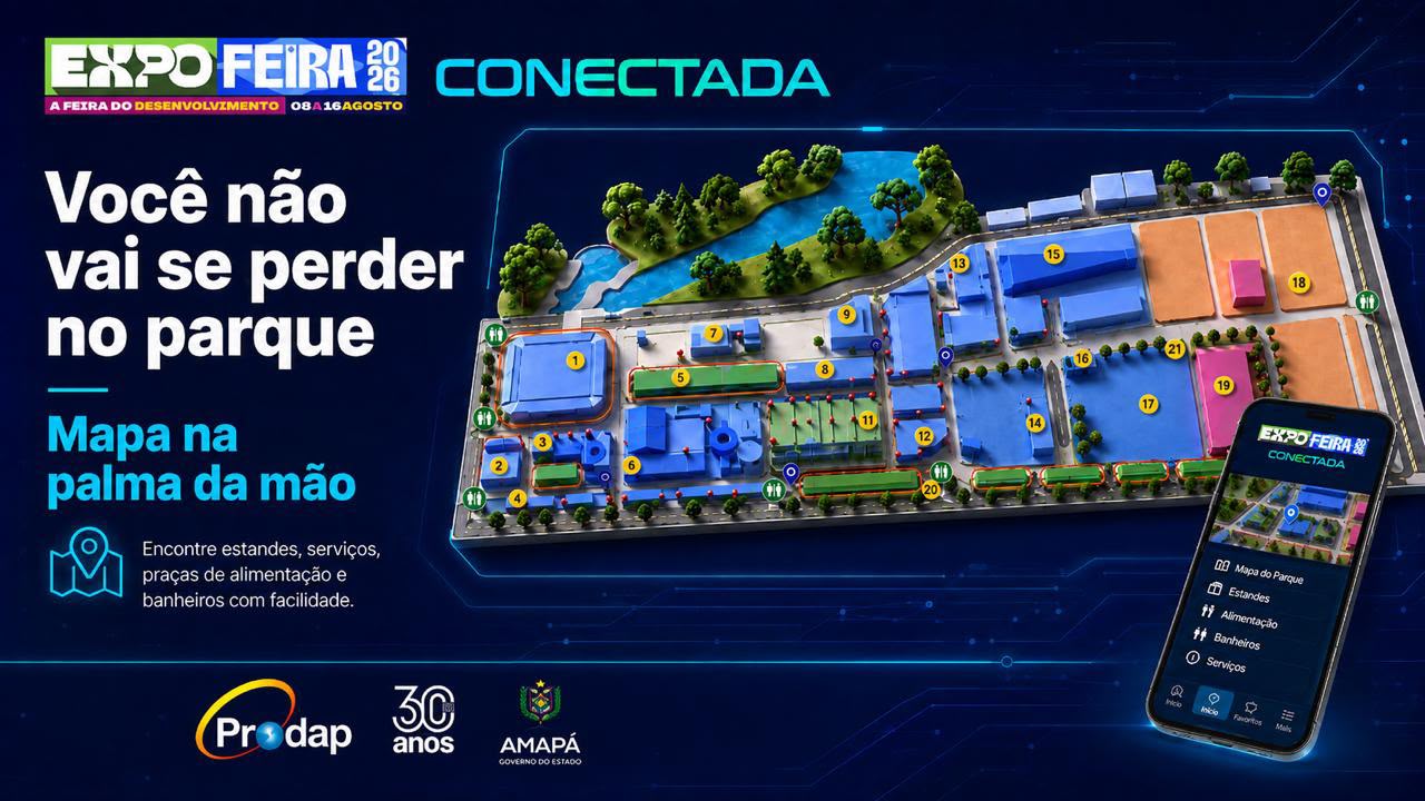 Aplicativo da Expofeira 2026 reúne programação, serviços e ferramentas de interação