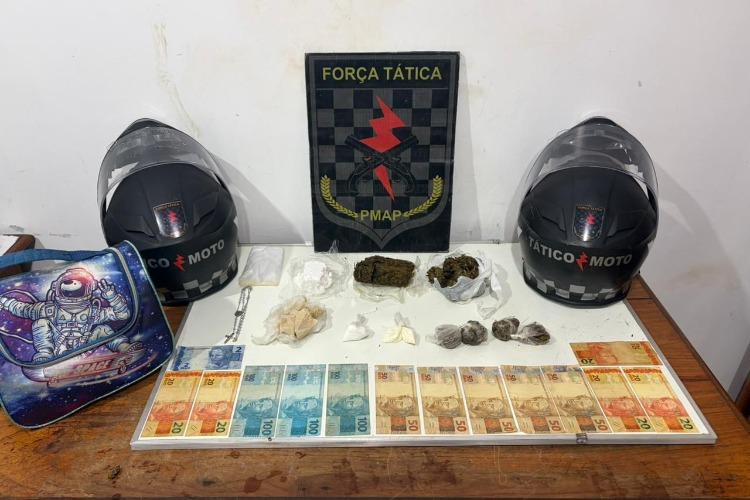 Batalhão de Força Tática prende traficante de drogas no bairro Jardim Marco Zero, em Macapá