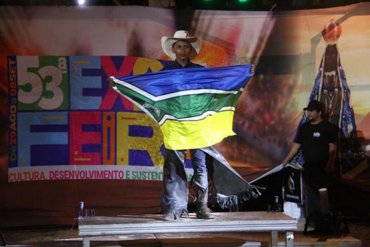 Pela primeira vez, peão amapaense fica entre os três primeiros na etapa nacional do rodeio na 53ª Expofeira