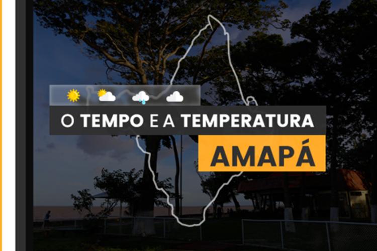 PREVISÃO DO TEMPO: sexta-feira (5) com pancadas de chuva no Amapá