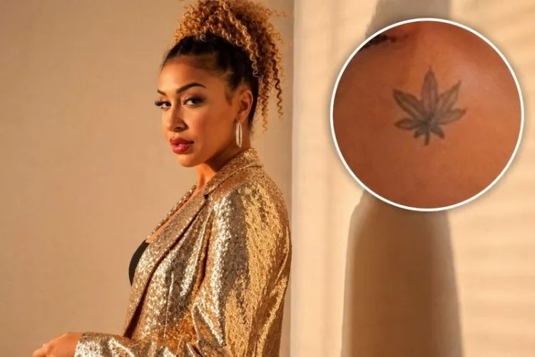 Influenciadora diz que tatuagem de folha de cannabis virou 