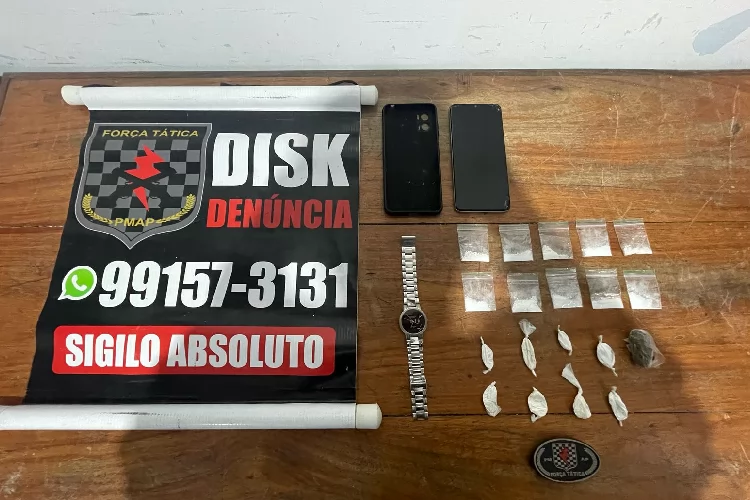 Homem de 18 anos com extensa ficha criminal é preso com drogas no bairro Congós