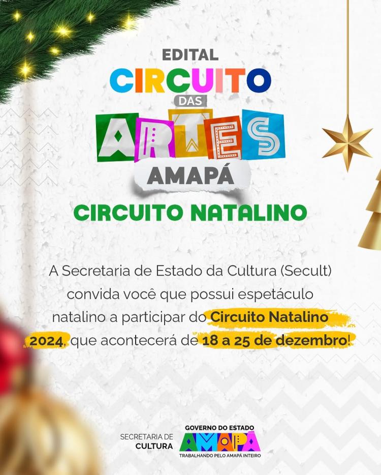 Edital Circuito das Artes Amapá 