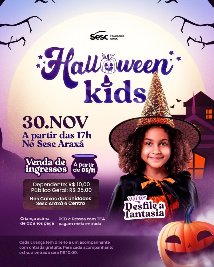Halloween Kids no Sesc