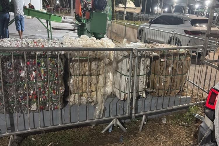 Expofeira 2026: Coleta seletiva garante reciclagem e destinação correta de resíduos durante o evento