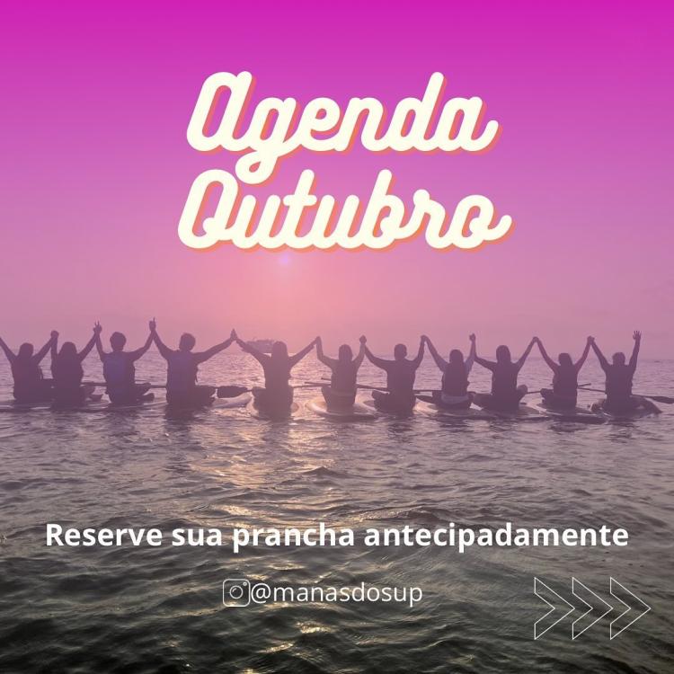Agenda de outubro Manas do SUP