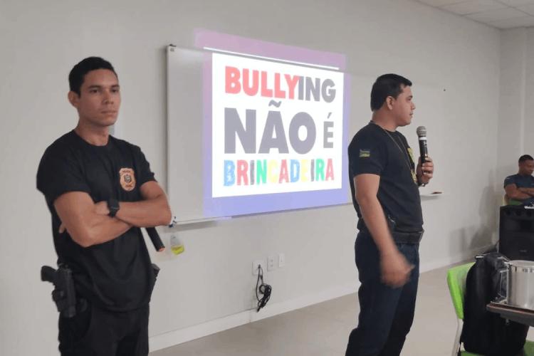 Em Macapá, policiais civis realizam palestra sobre bullying e violência no ambiente escolar