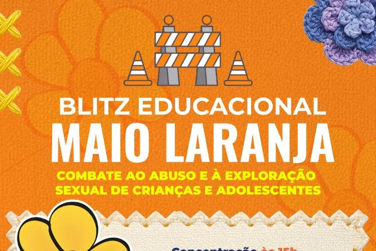 Macapá realiza Blitz Educacional do Maio Laranja neste sábado com caminhada e ato no Mercado Central