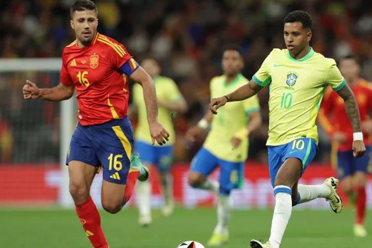 Tumultuoso empate de 3 a 3: Brasil e Espanha em jogo controverso