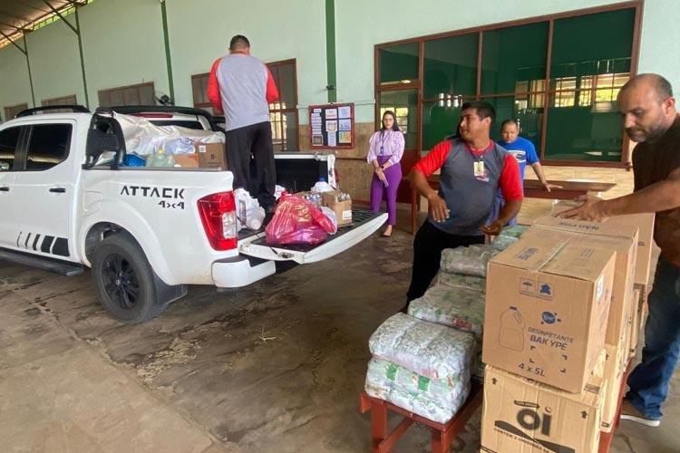 Mais de mil itens de limpeza são doados ao Abrigo dos Idosos