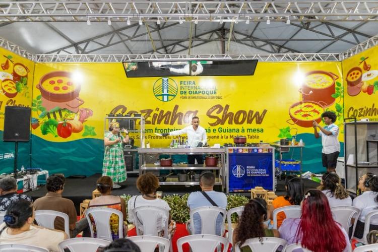 Cozinha Show conta com 12 oficinas gratuitas na 3ª Feira Internacional de Oiapoque