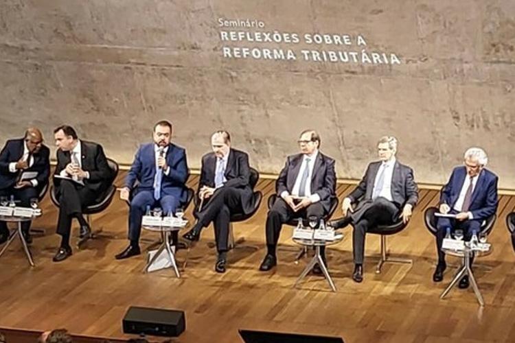 Presidente do Senado debate Reforma Tributária em seminário da FGV