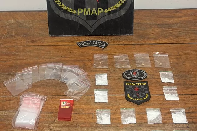 Força Tática prende homem com crack e cocaína no bairro Jardim Felicidade I, em Macapá