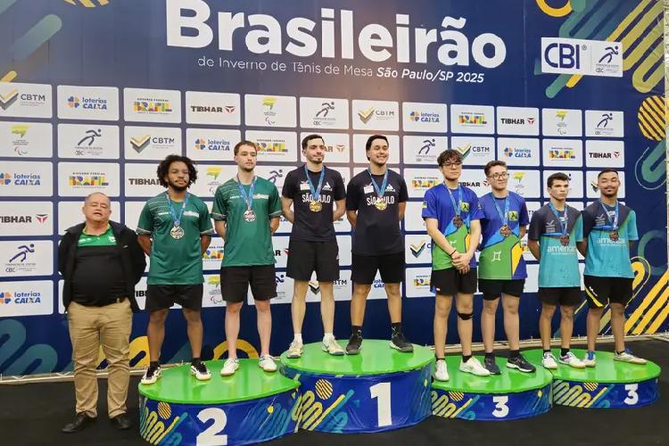 Delegação do Amapá conquista as primeiras medalhas no Campeonato Brasileiro de Tênis de Mesa 2025, em São Paulo