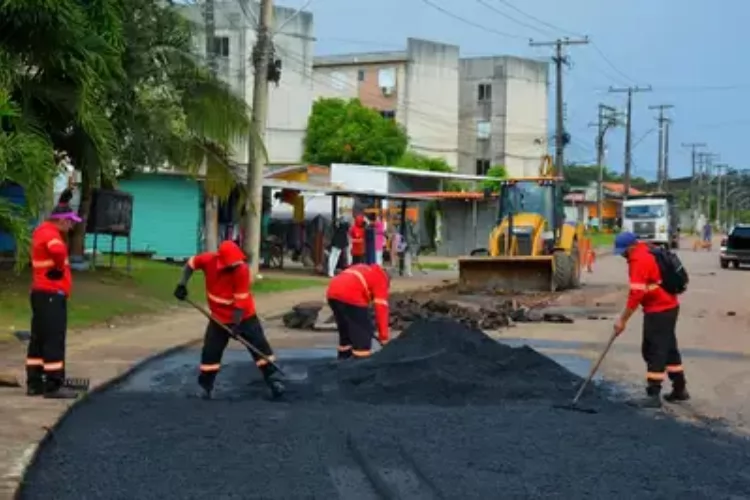 Mais mobilidade: Governo do Amapá garante asfalto novo e recuperação de ruas no Habitacional Macapaba