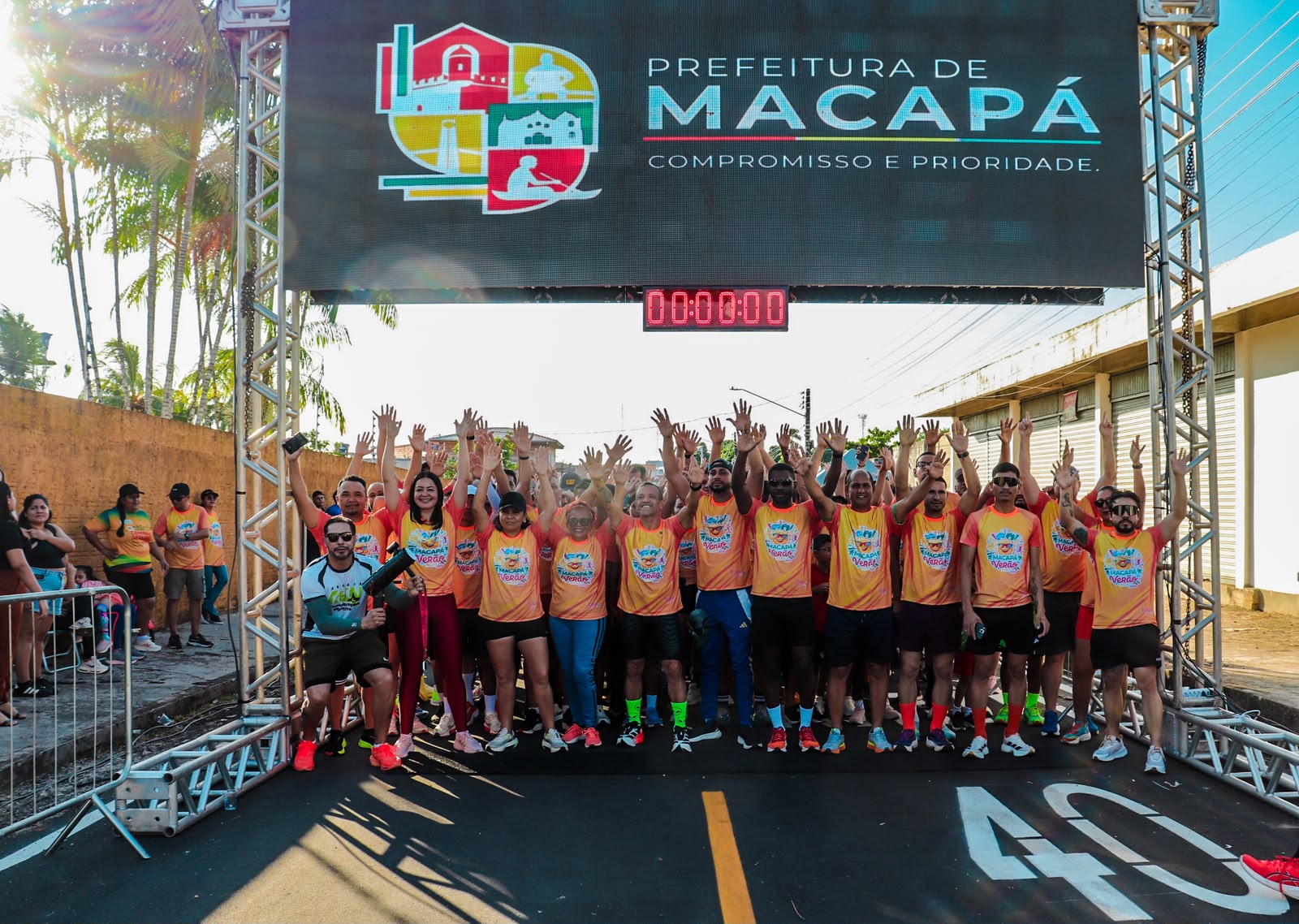 Corrida de 4km marca inauguração da nova pavimentação e sinalização do bairro Jardim Equatorial