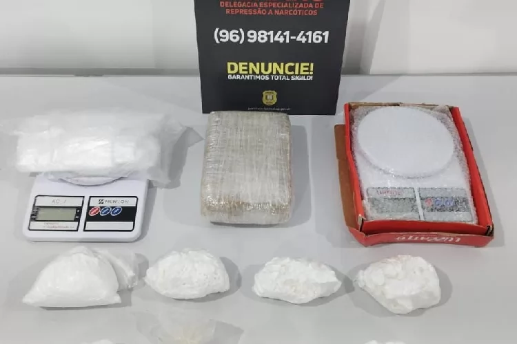 Polícia Civil prende homem em flagrante com 2 kg de cocaína em Macapá