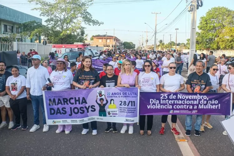 Marcha das Josys pede fim da violência contra a mulher em Santana
