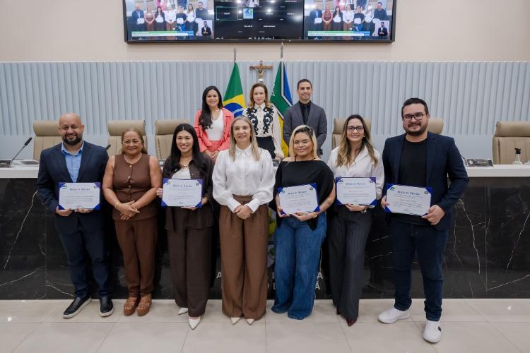 Integrantes do projeto Passaporte para a Vitória são homenageados na Assembleia Legislativa