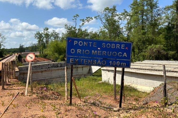 Ministério Público cobra da Setrap conclusão da Ponte do Rio Meruoca