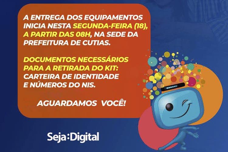 Prefeitura de Cutias e Seja Digital iniciam entrega de equipamentos de TV Digital