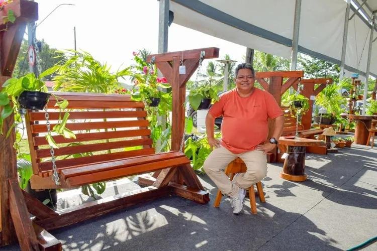 Regi Silva transforma o que a natureza descarta em arte e leva o Amapá para além das fronteiras na Expofeira 2026