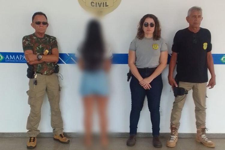PC prende mulher condenada por roubo e receptação em Macapá