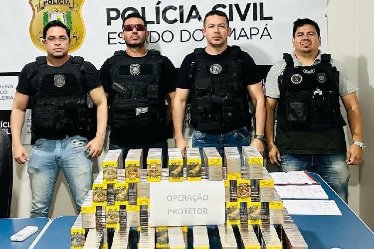 Em Oiapoque, polícia recupera embarcação e intercepta contrabando