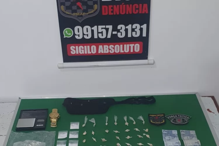 Força Tática prende três traficantes de drogas em mais uma ofensiva contra o crime organizado