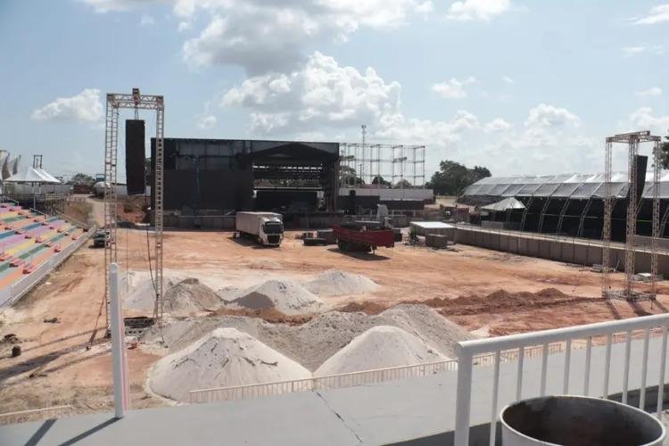 Palco Rio Amazonas terá mais de 500 metros quadrados de painéis de LED na Expofeira 2026