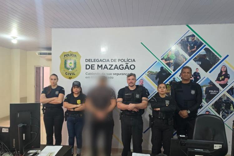 Polícia Civil do Amapá cumpre mandado de prisão por estupro de vulnerável durante a Operação Mulher Segura em Mazagão