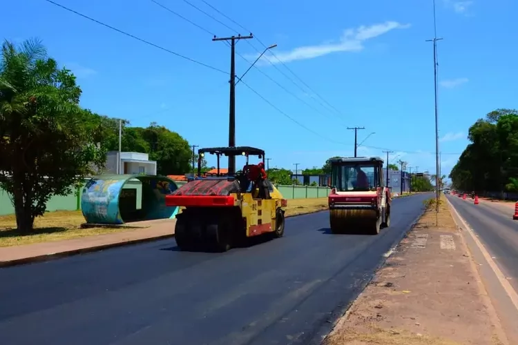 Governo do Estado intensifica trabalho de recapeamento da Rodovia Josmar Pinto para a 54ª Expofeira do Amapá
