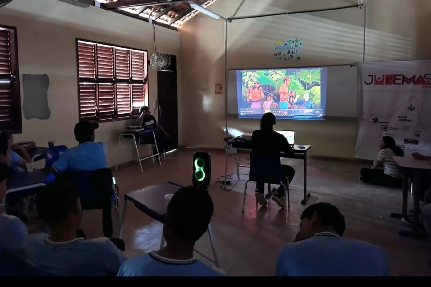 Com apoio do Governo do Amapá, alunos de escolas da rede estadual recebem mostra de vídeos e trabalhos audiovisuais, em Macapá e Santana