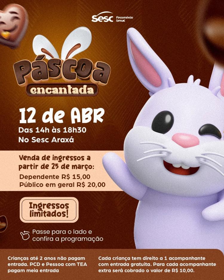 Páscoa Encantada no Sesc Araxá!