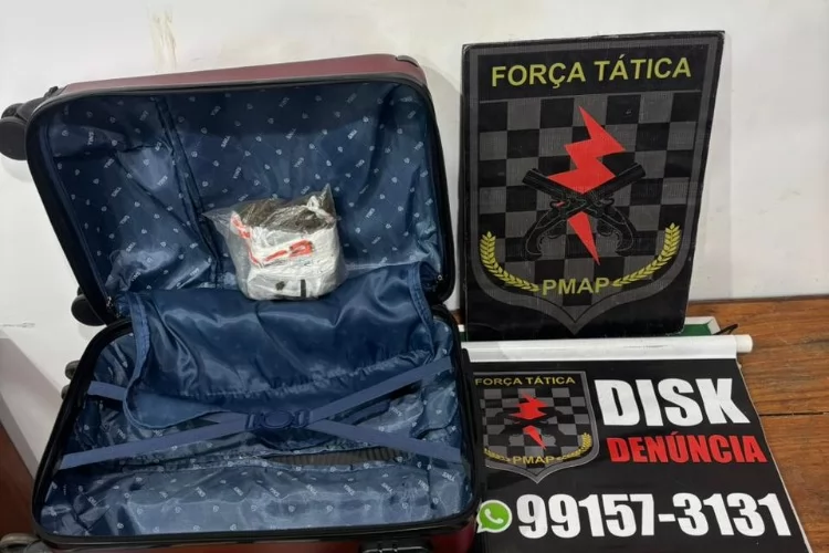 Batalhão de Força Tática realiza a prisão de um por tráfico de drogas em Macapá