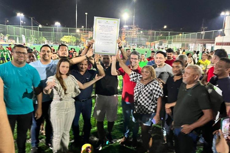 Randolfe inaugura obra no Jari e anuncia investimento de mais de R$2,5 milhões para assistência social