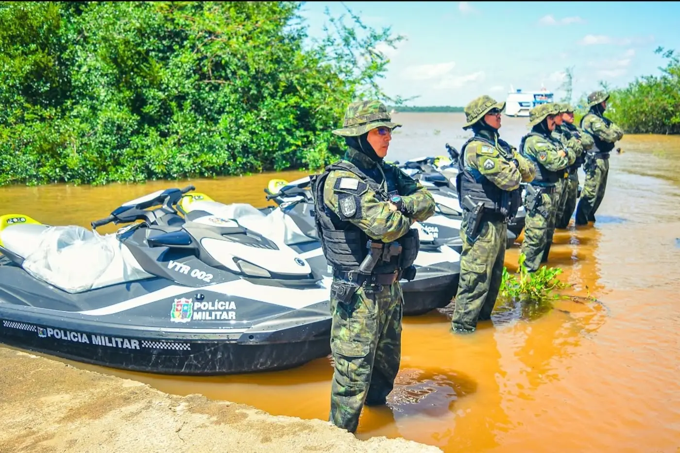 Governador Clécio reforça segurança pública com 21 novas motos aquáticas: ‘Governo do Amapá à frente do crime’